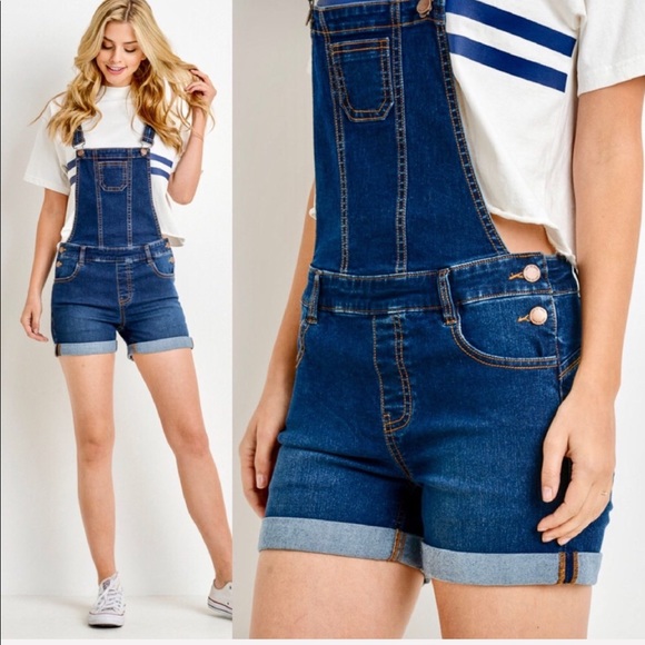 "Jessy" Push-Up Denim Shortall - Picture 3 of 5
